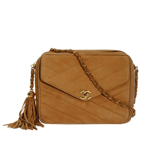 CC Quilted Suede Crossbody