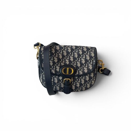 Medium dior Bobby Bag Blue Dior Oblique Jacquard