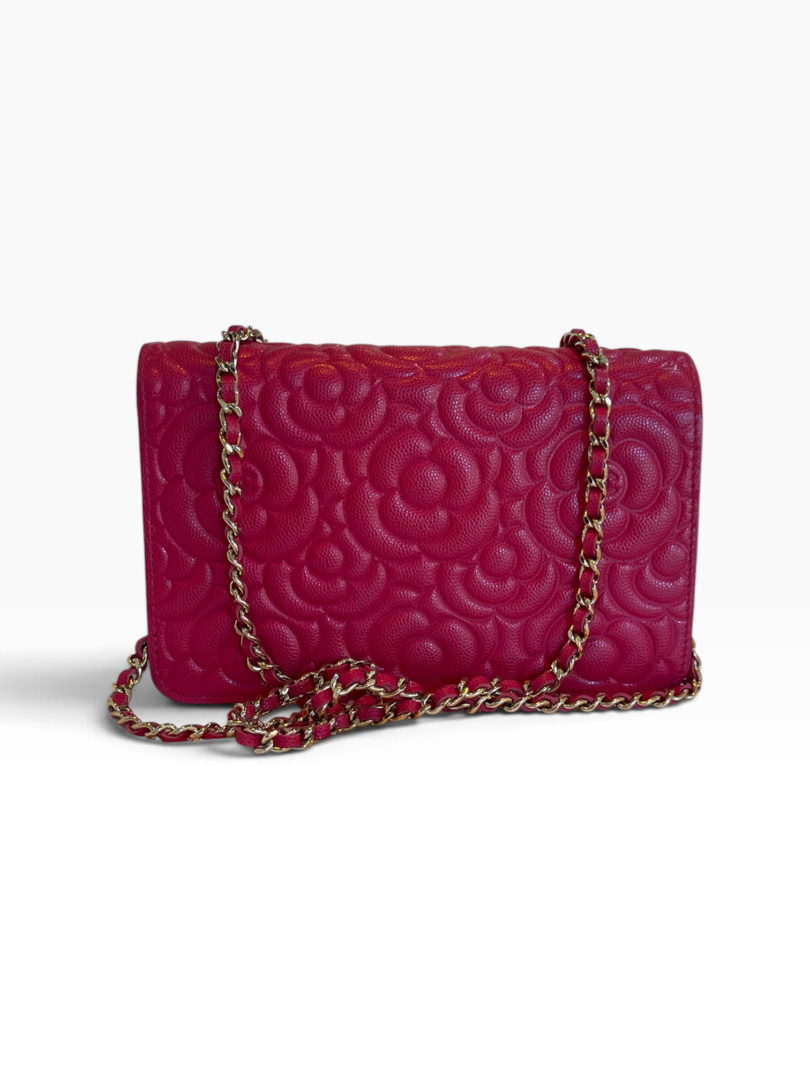 Chanel Camellia Wallet on Chain - Image 3