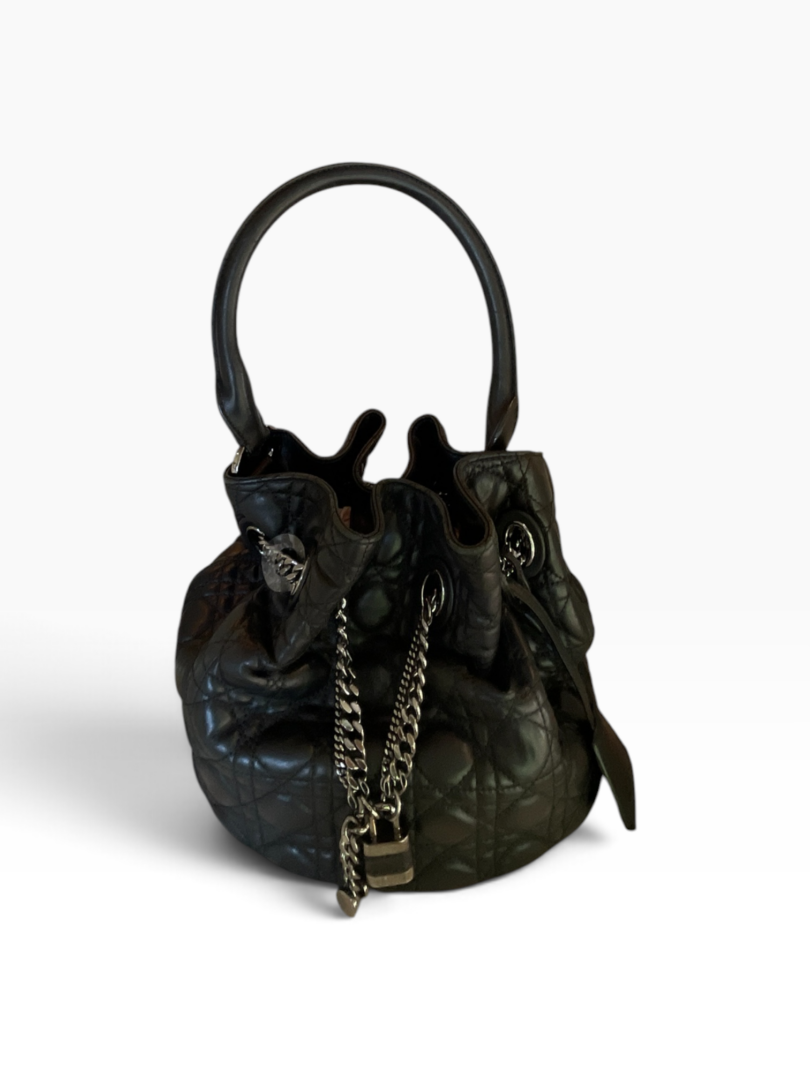 Christian Dior Cannage Chri Chri Bucket Bag
