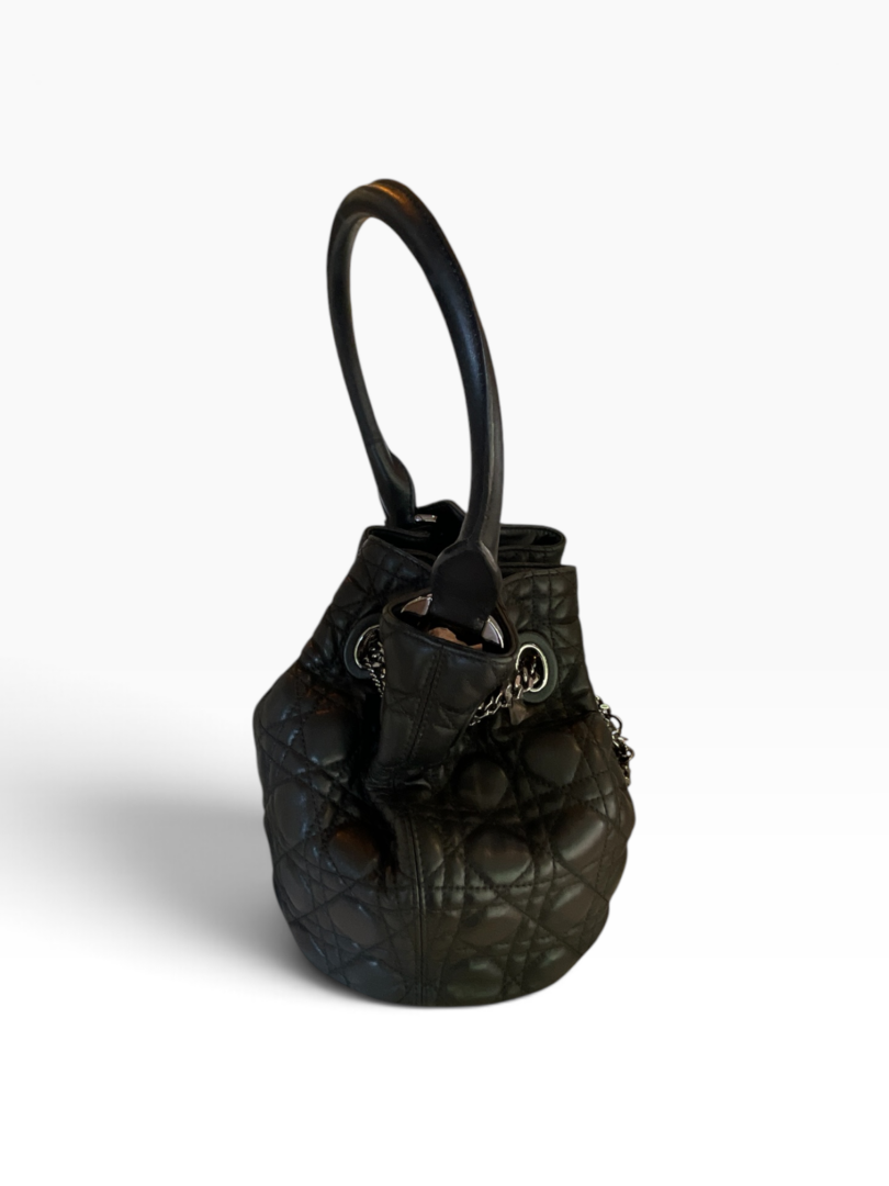 Christian Dior Cannage Chri Chri Bucket Bag - Image 3