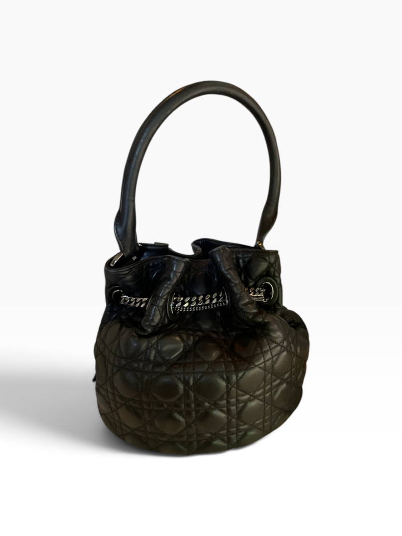 Christian Dior Cannage Chri Chri Bucket Bag - Image 4